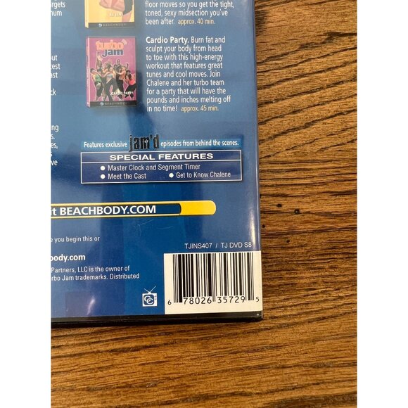 Turbo Jam DVD Workout Set: Learn & Burn Turbo Sculpt Ab Jam Cardio Party With Gu - Picture 9 of 10